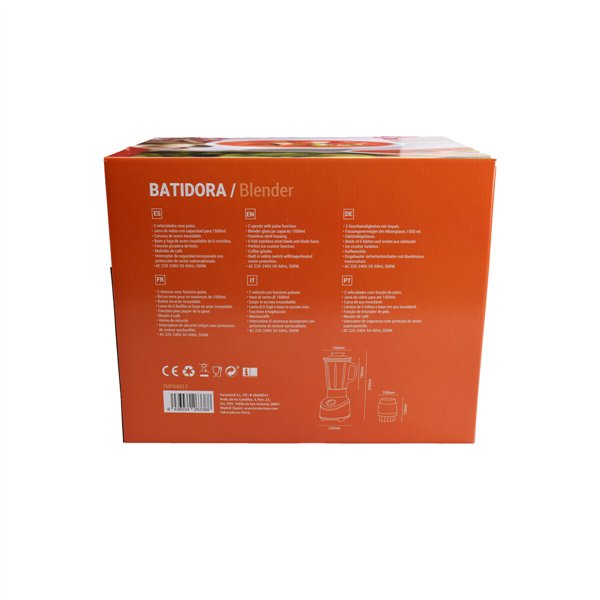 Cup Blender TM Electron 500 W 1,5 L