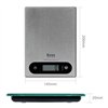 kitchen scale TM Electron Grey 5 kg