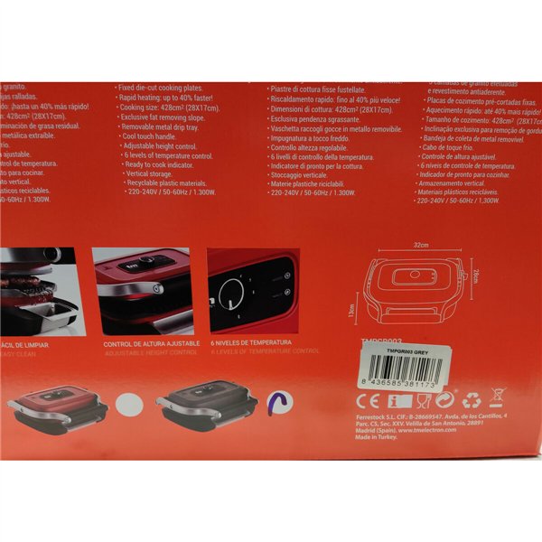 Grill TM Electron Grey 220-240V