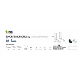 Microwave support TM Electron Black 35 kg