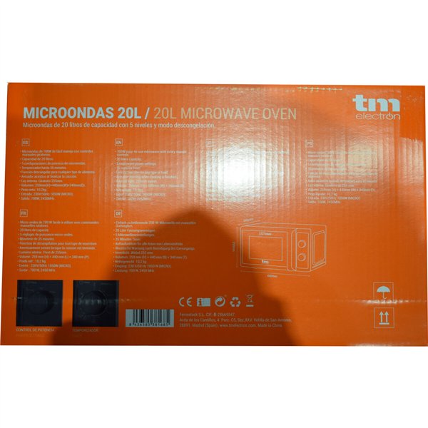 Microwave TM Electron Black 700 W 20 L