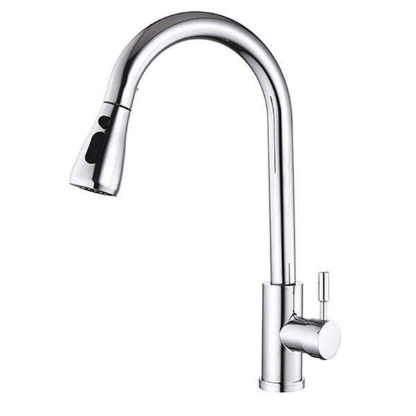 Mixer Tap Fontastock Chrome Stainless steel Ceramic C-shaped