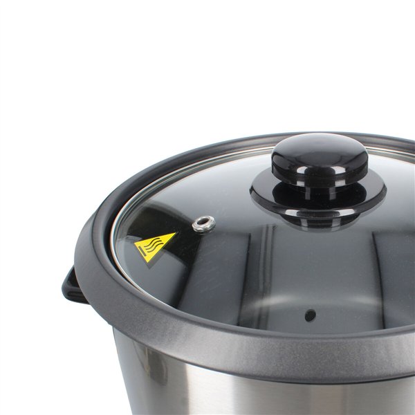 Rice Cooker TM Electron Steel Glass Stainless steel 900 W 2,2 L