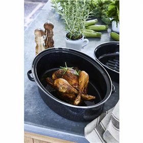 Casserole with lid Baumalu Black 11 L
