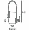 Kitchen Tap Rousseau OPUS Grey Chrome