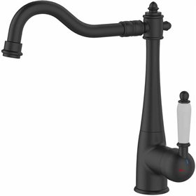 Kitchen Tap Rousseau RETRO Black Matte finish