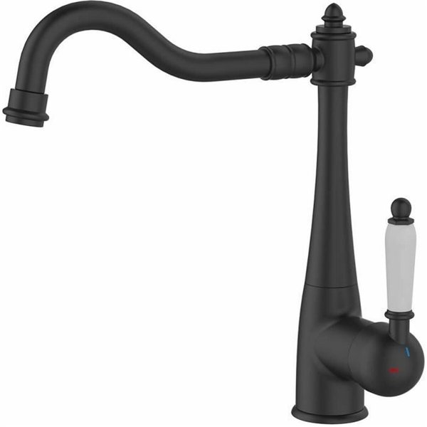Kitchen Tap Rousseau RETRO Black Matte finish