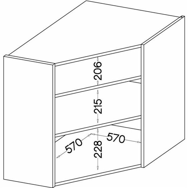 Kitchen furniture Black 89 x 89 cm