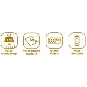 kitchen scale Little Balance Slim Orange 8090 5 kg