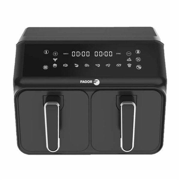 Air Fryer Fagor FG2X4L Black noir 2200 W 8 L
