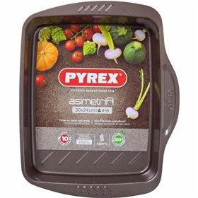 Baking tray Pyrex Brown Black Metal