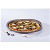 Pizza Mould Pyrex Brown Black Metal