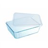 Food Preservation Container Pyrex White Transparent Rectangular 1,5 L