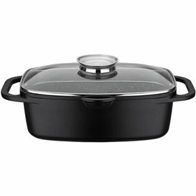 Casserole with lid Baumalu Black Ceramic
