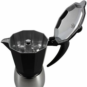 Italian Coffee Pot Menastyl Aluminium 9 Cups 6 Cups