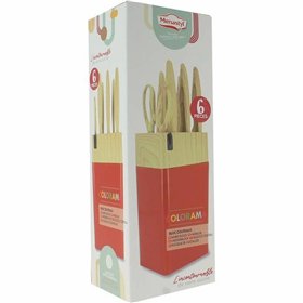 Knife Set Menastyl polypropylene Pink 6 Pieces (6 Units)