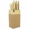 Knife Set Menastyl Brown polypropylene 6 Pieces (6 Units)