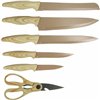 Knife Set Menastyl Brown polypropylene 6 Pieces (6 Units)