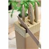 Knife Set Menastyl Brown polypropylene 6 Pieces (6 Units)