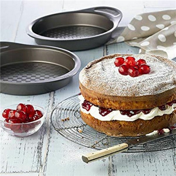 Cake Mould Pyrex Brown Black Metal