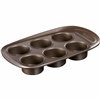 Muffin Tray Pyrex Brown
