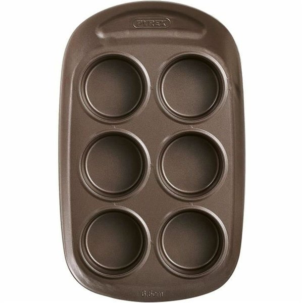 Muffin Tray Pyrex Brown