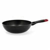 Wok Pan Pyrex Black Aluminium