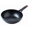 Wok Pan Pyrex Black Aluminium