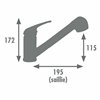 Mixer Tap Edouard Rousseau BAGO Black
