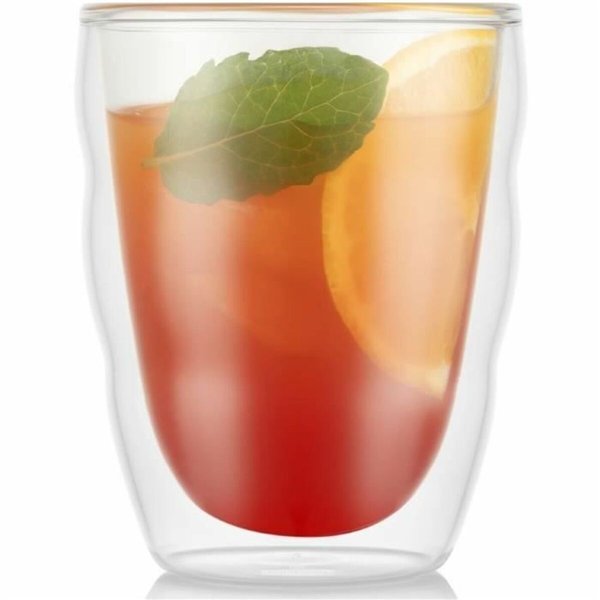 Set of glasses Bodum 250 ml Transparent Borosilicate Glass Smooth 2 Pieces (2 Units)