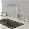 Mixer Tap Edouard Rousseau PATTY Grey Chrome C-shaped