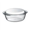 Casserole with lid Pyrex 1,4 L 18 x 9 x 21 cm White Transparent Glass