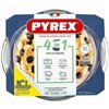 Casserole with lid Pyrex 1,4 L 18 x 9 x 21 cm White Transparent Glass