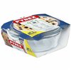 Casserole with lid Pyrex 1,4 L 18 x 9 x 21 cm White Transparent Glass