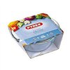Casserole with lid Pyrex 1,4 L 18 x 9 x 21 cm White Transparent Glass