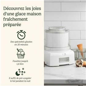Ice Cream Maker Cuisinart ICE21E White Plastic 1,4 L