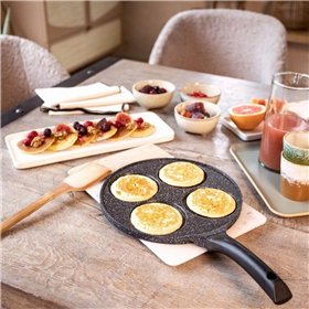 Crepe pan Livoo Black Aluminium