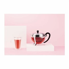 Teapot Bodum CHAMBORD Grey Transparent 1,3 L 16,8 x 23,3 x 16,8 cm