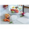 Set of Stackable Hermetically-sealed Kitchen Containers Pyrex Cook & Freeze Transparent 8 Pieces