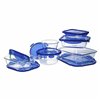 Set of lunch boxes Pyrex Cook & Go Blue Transparent