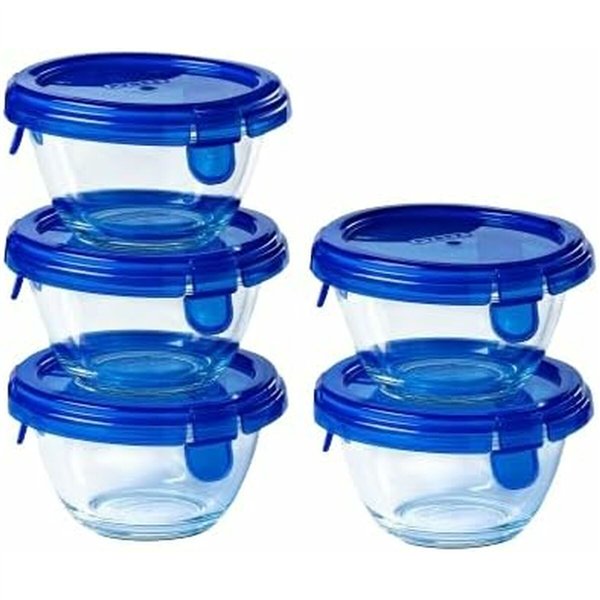 Set of lunch boxes Pyrex Transparent 5 Pieces