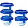 Set of lunch boxes Pyrex Transparent 5 Pieces