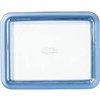 Set of lunch boxes Pyrex Blue Transparent 2,6 L 3 Pieces