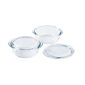 Saucepan Pyrex Transparent 25 x 20 x 27 cm 2 Units