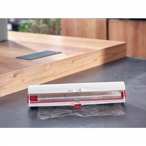 Toilet-roll holder, kitchen-roll holder Leifheit White Cardboard Plastic Film