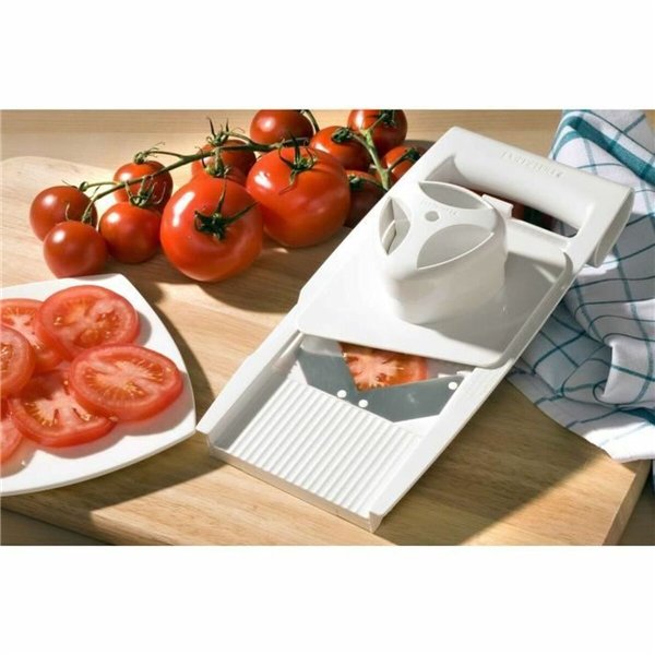 Mandolin Grater Leifheit White Stainless steel Plastic 4-in-1