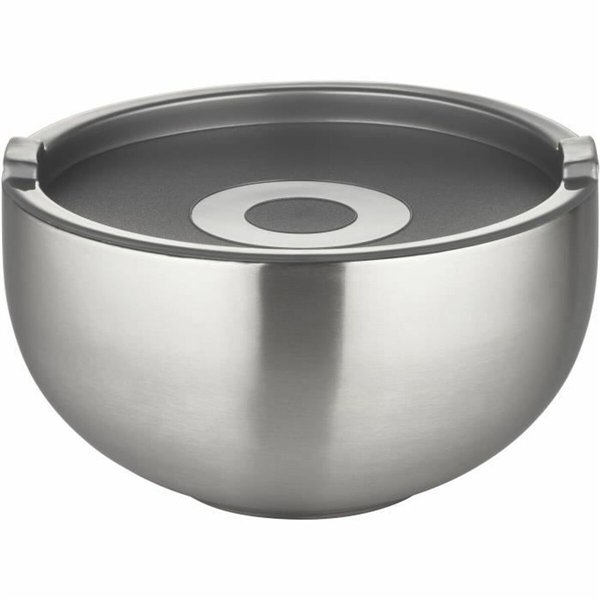 Salad Bowl GSW GSW 26 cm Silver Metal Thermal