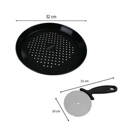 Kitchen Set FM Professional Stainless steel Pizza 2 Pieces