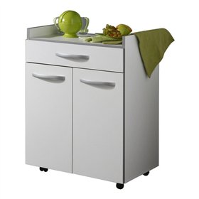 Kitchen Trolley Ekipa Harmony White 60 x 44,5 x 81 cm