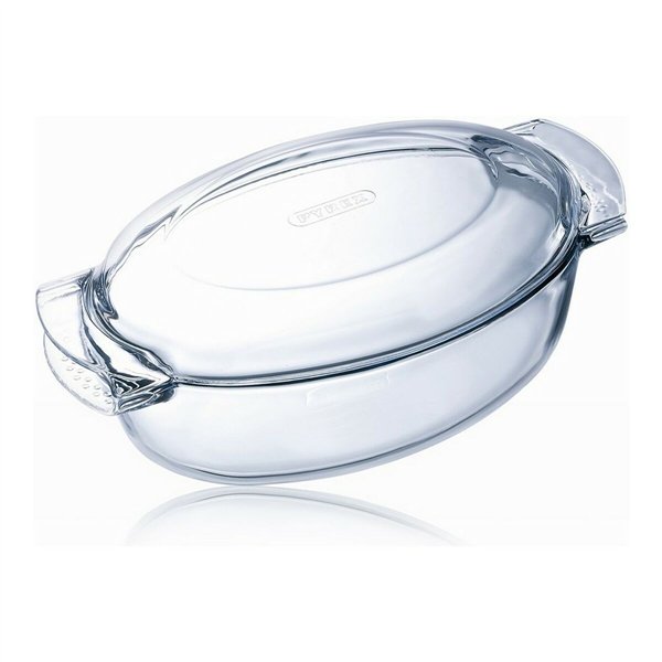 Oven Dish Pyrex 1040712 White Transparent Tempered Glass 6 L 4,5 g 4,5 L